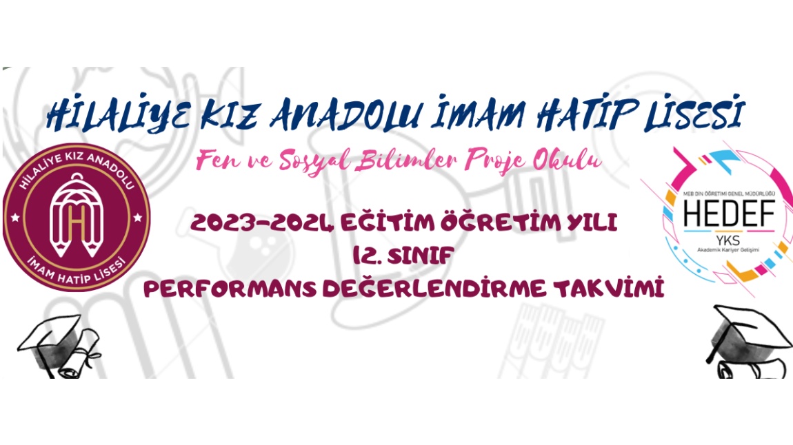 Hedef YKS Performans  Değerlendirme Takvimi